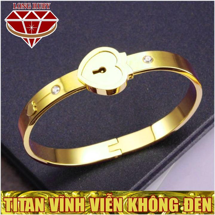 BỘ VÒNG VÀ DÂY CHUYỀN TITAN Ổ KHÓA CHÌA KHÓA màu VÀNG, HỒNG, TRẮNG