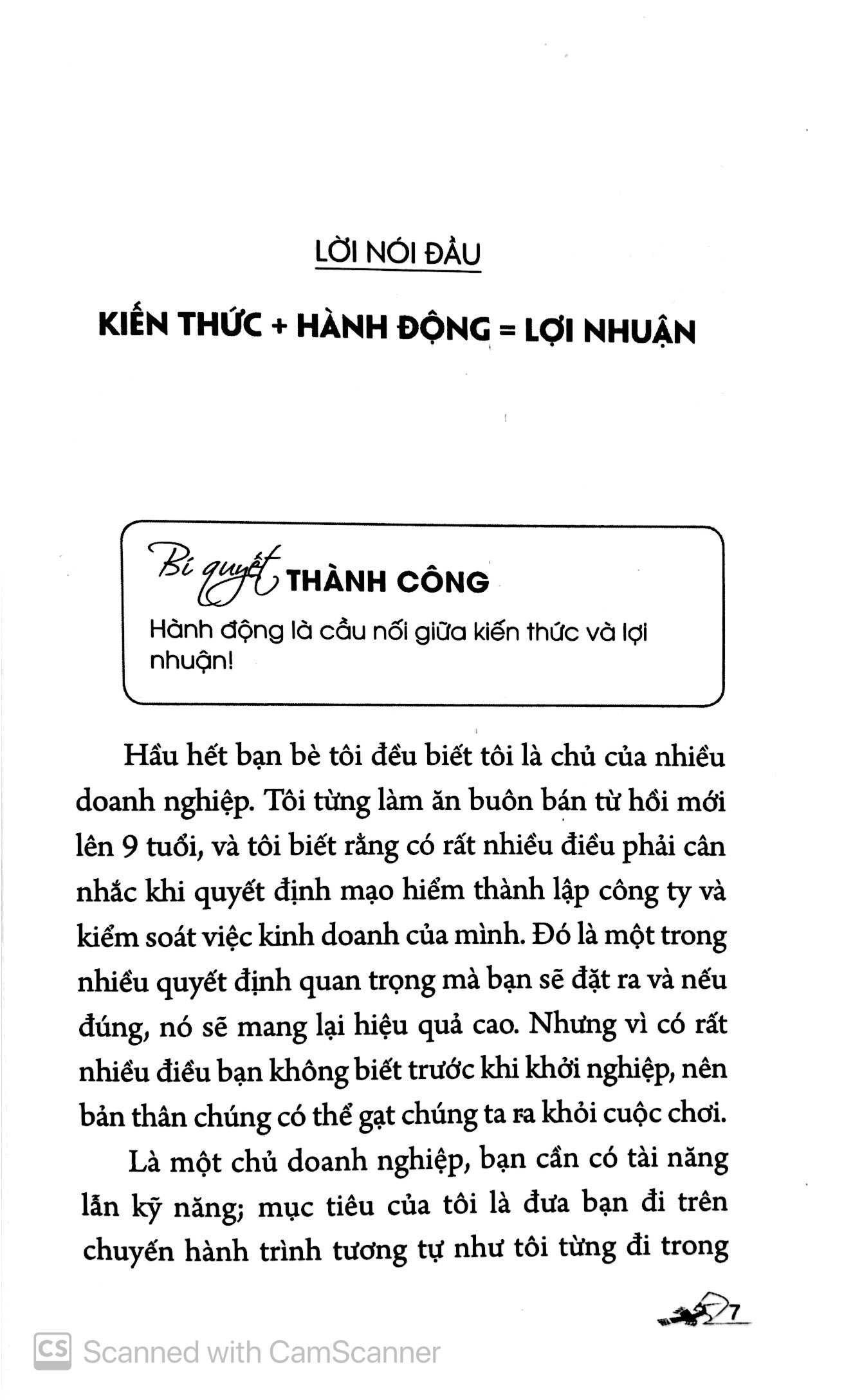 Công Thức Thành Công Của Doanh Nhân - Vanlangbooks