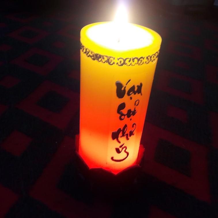 Nến trụ vạn sự như ý đổi màu - nến thờ trang trí nhà cửa cao cấp candle shop