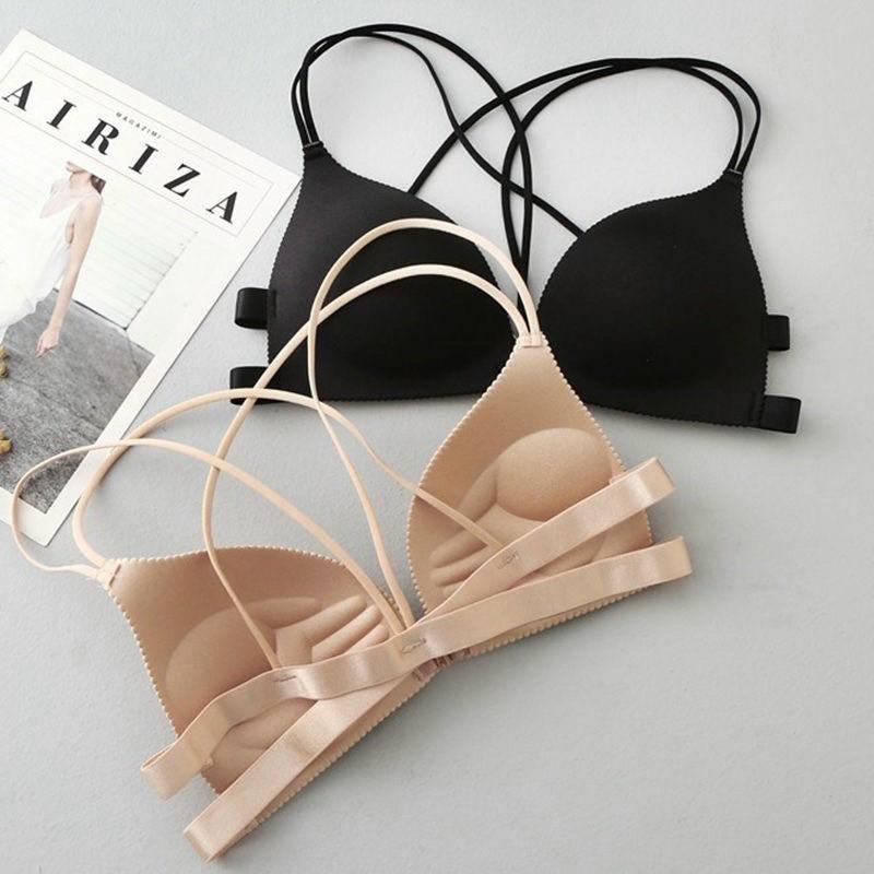 Áo Bra cài trước nâng ngực bàn tay dây chéo sexy 810