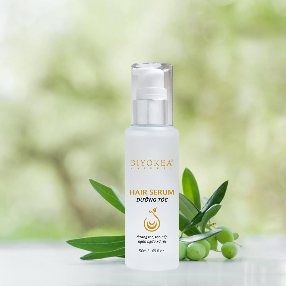 Dầu Dưỡng Tóc (Hair Serum) phục hồi và nuôi dưỡng tóc bóng mượt, ngừa xơ rối Biyokea 50ml