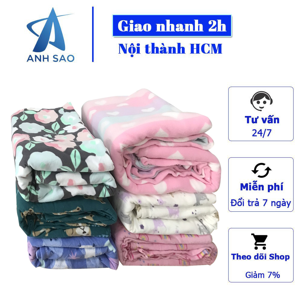 Mền nỉ, chăn nỉ mỏng đắp văn phòng A 1m6x2m nhiều màu lựa chọn