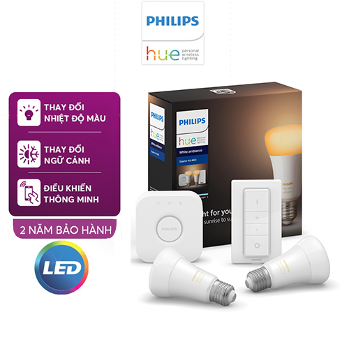 Bộ kit Philips Hue WhiteAmbiance