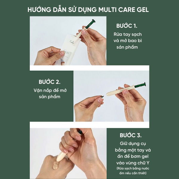 [ĐỘC QUYỀN] Gel FOELLIE Cấp Ẩm, Làm Sạch Và Cân Bằng Độ Ph Vùng Chữ Y Multi Care Gel 1,6g