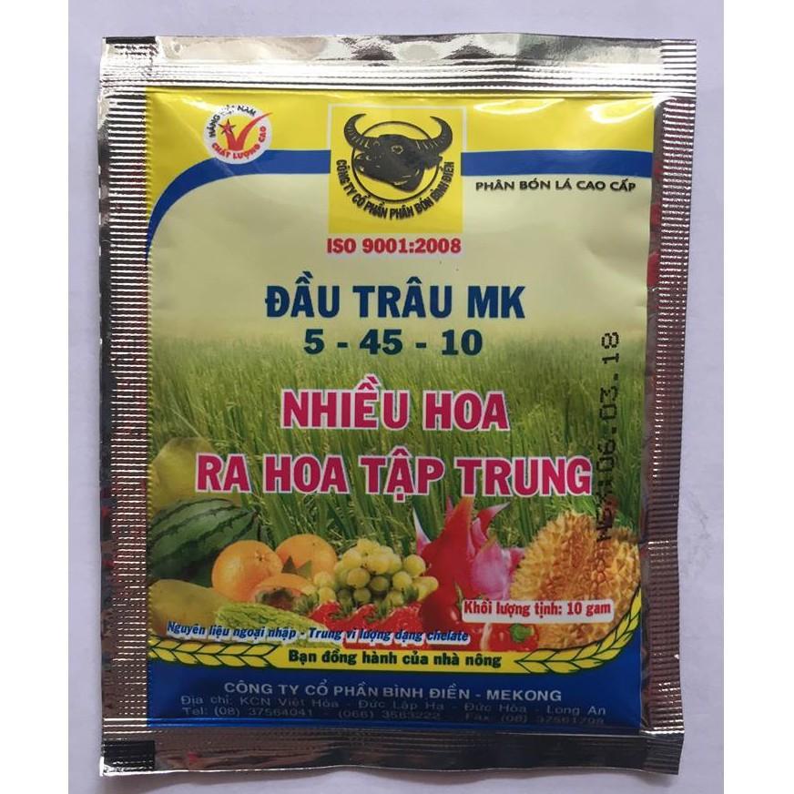 Phân bón Đầu Trâu 5-45-10 - Gói 10gr
