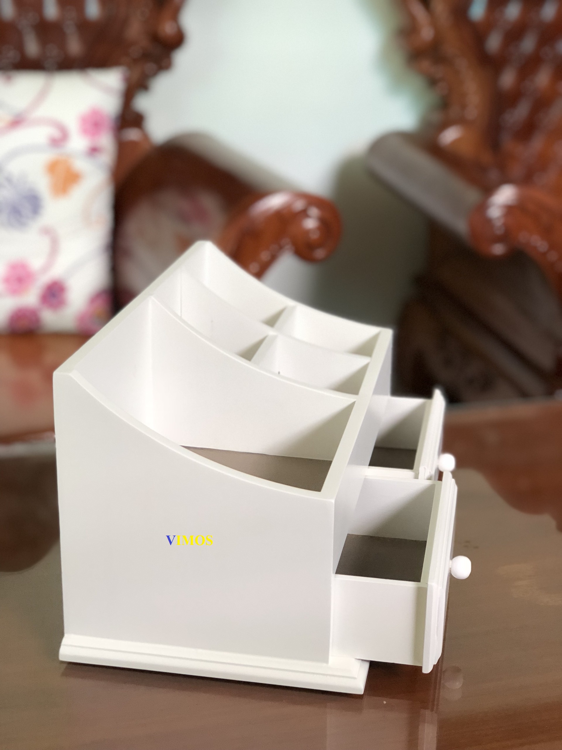 Hộp đựng mỹ phẩm ,cất đồ trang sức , đồ dùng cá nhân gỗ tự nhiên VIMOS