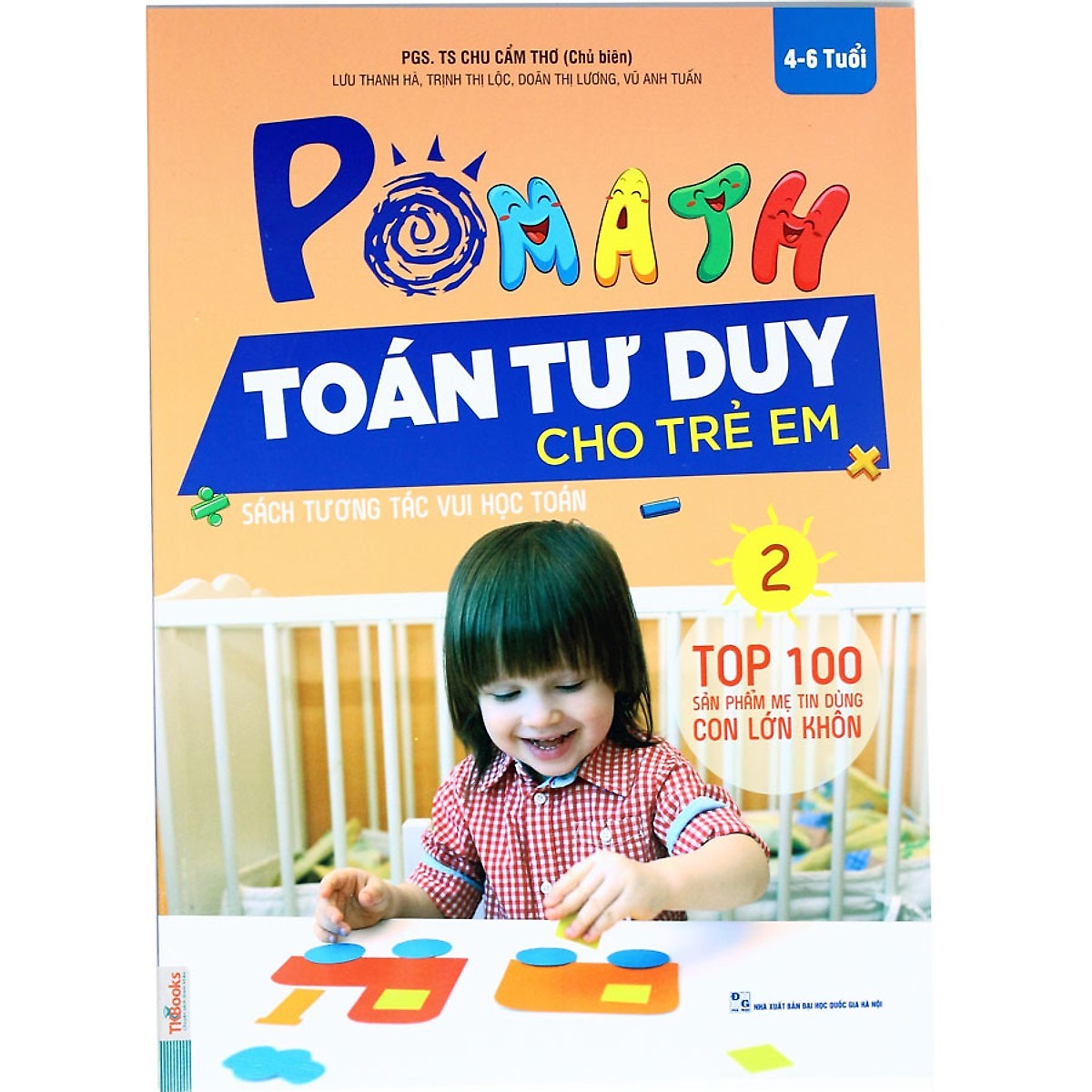 Bộ Sách POMath Toán tư duy Cho Trẻ Em 4 - 6 tuổi (6 Cuốn)(Tặng kèm bút chì Kingbooks)