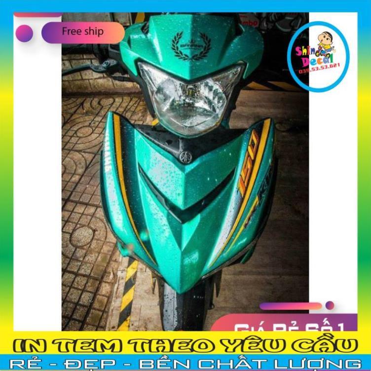 Tem rời exciter 150 xanh