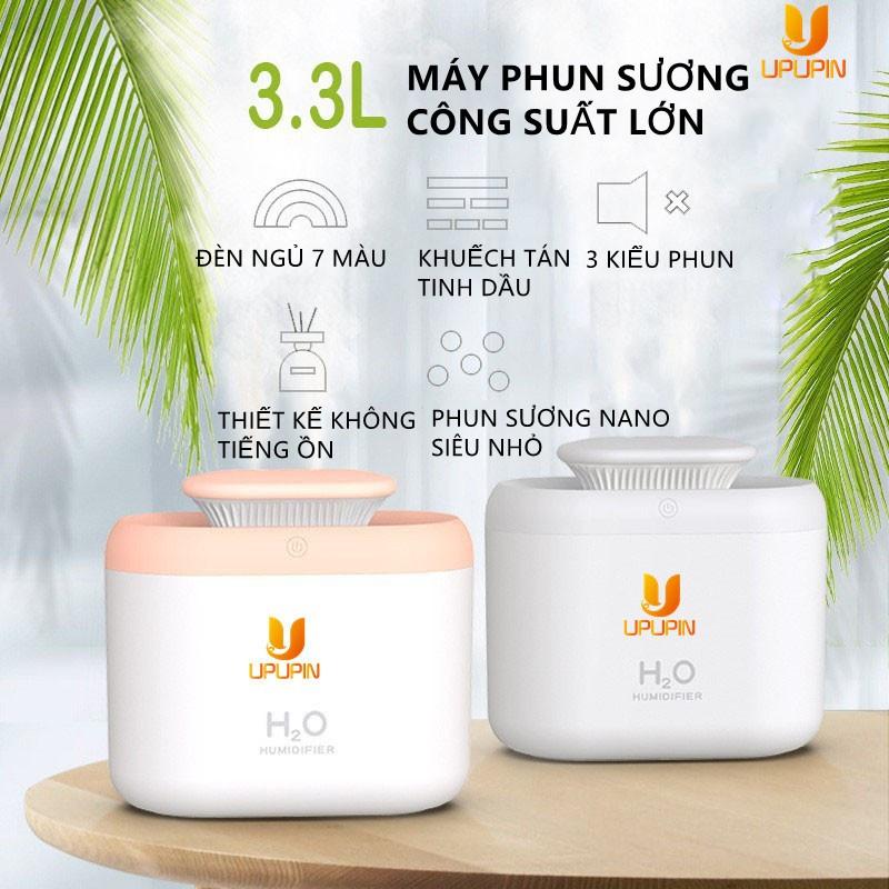 3300ML 7 đèn LED màu Máy khuếch tán tạo ẩm không khí Máy lọc không khí