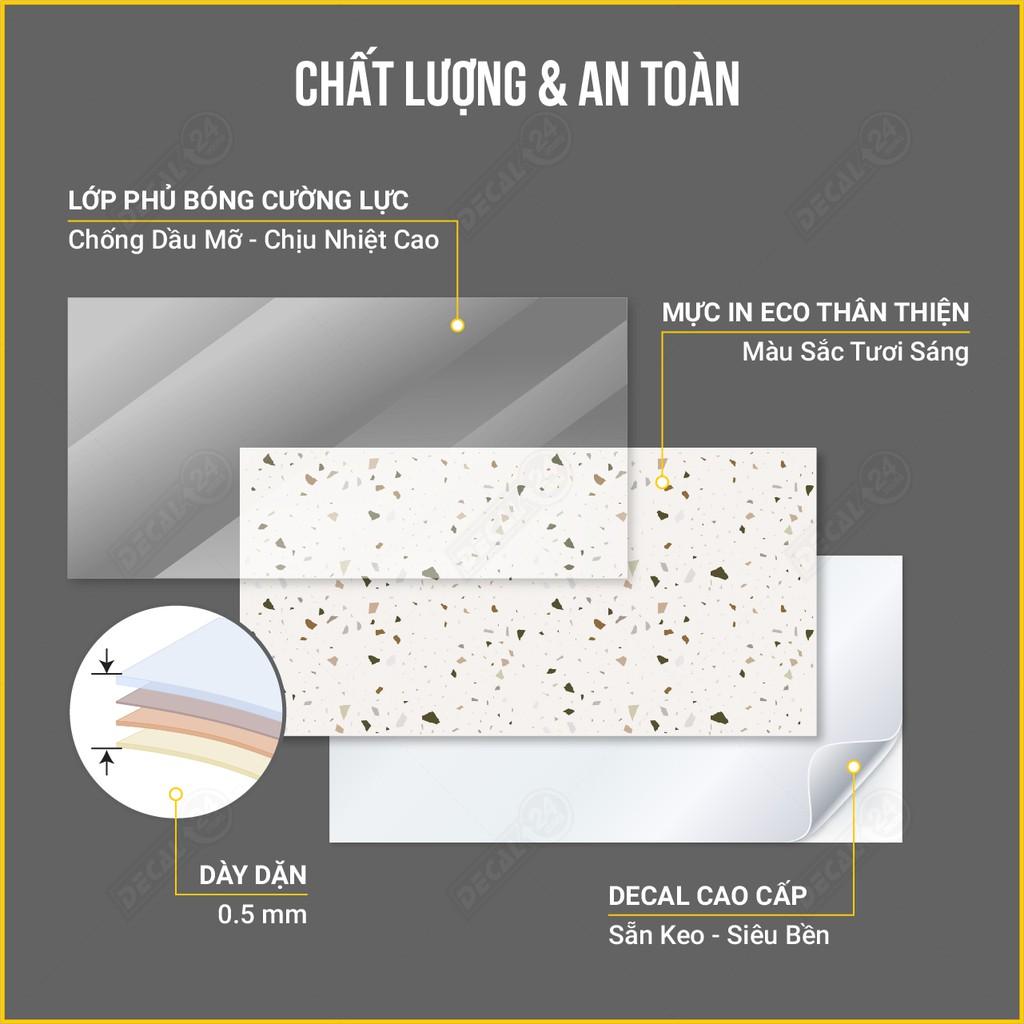 Giấy Dán Bếp chịu nhiệt chống dầu mỡ, dễ lau chùi, decal dán tường bếp DGB-063-TT Hàng Cao Cấp