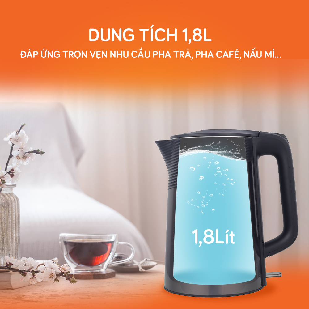 Ấm siêu tốc UNIE UE-302. Hàng chính hãng