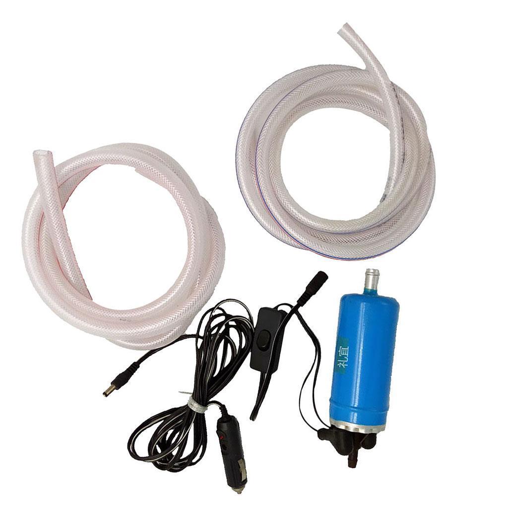 DC 12V 5A Electric Fuel Oil   Pump 3L/min Vehicle Self-priming Pump