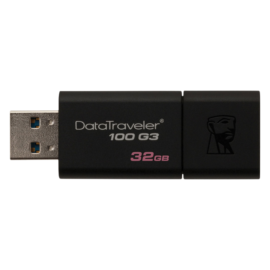 USB Kingston DT100G3 32GB Data USB 3.0 - Hàng Chính Hãng