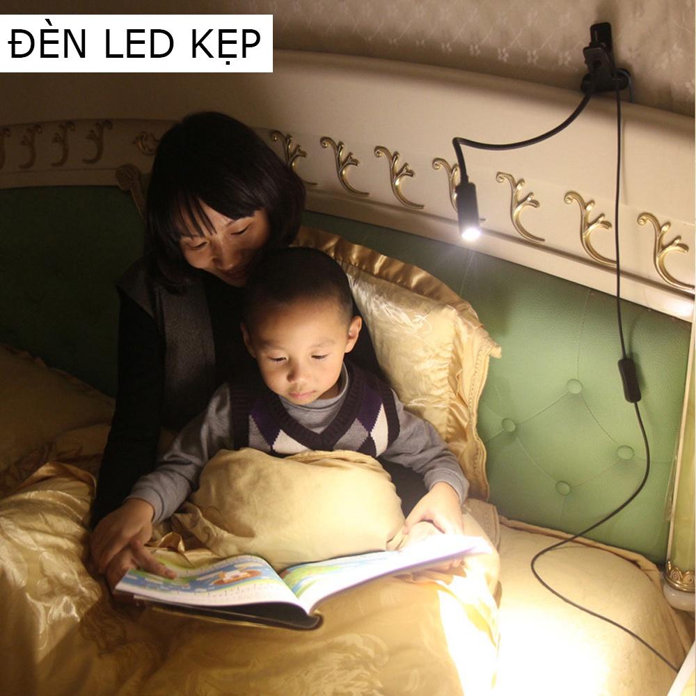 Đèn đọc sách kẹp đầu giường LED 3W, Loại ánh sáng chiếu rọi, Tích hợp đèn ngủ, Đèn rọi soi tranh trang trí Nhà hàng, Khách sạn, Showroom