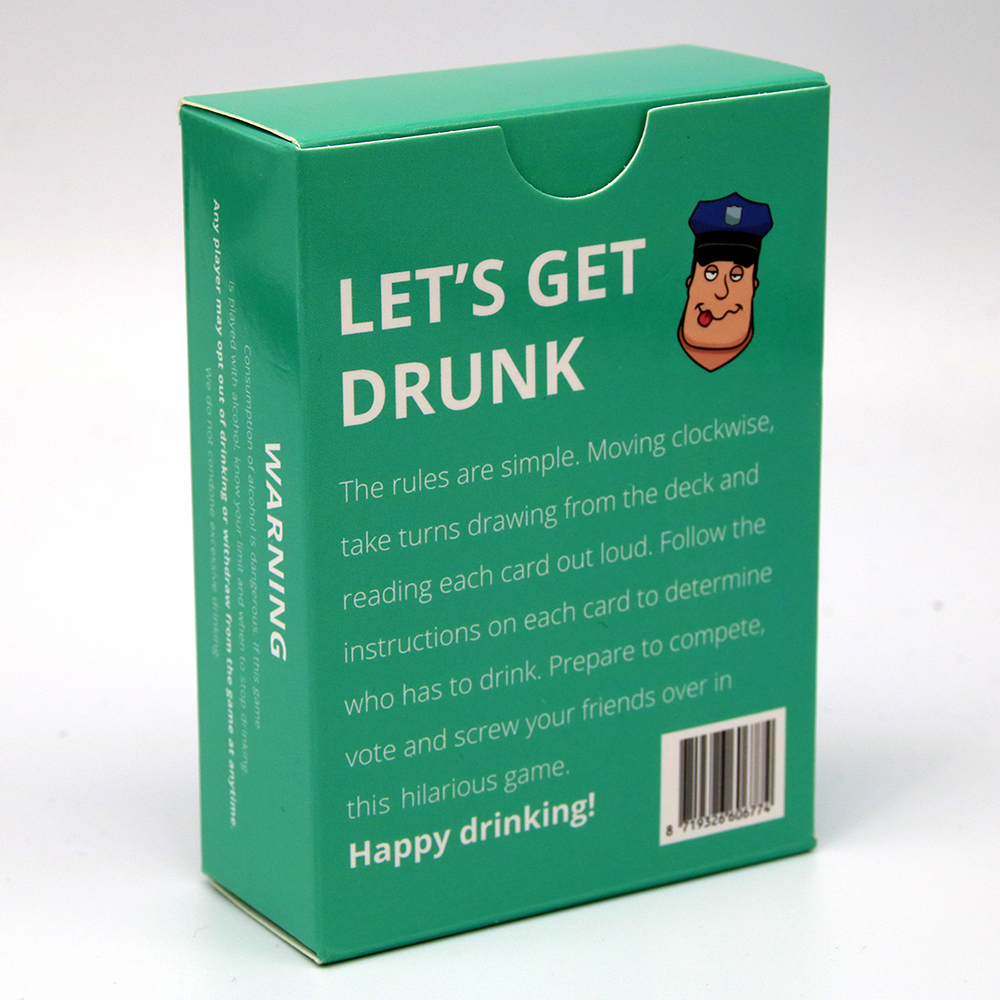 Bộ Bài Board Game Let's Get Drunk Dành Cho Nhóm Bạn Tiệc Tùng Uống Rượu Bia
