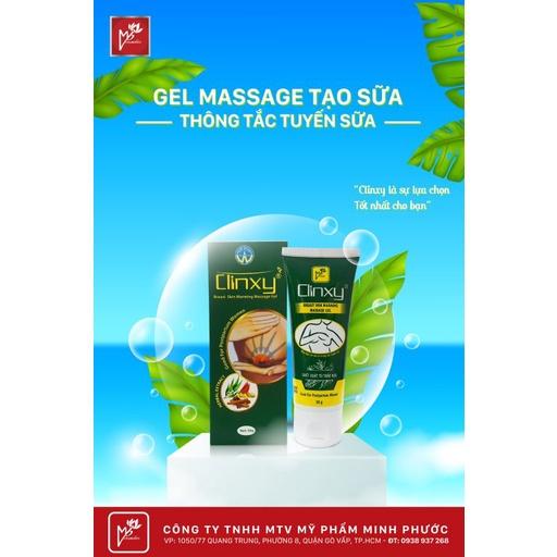 Gel massage tạo sữa và thông tắc tia sữa