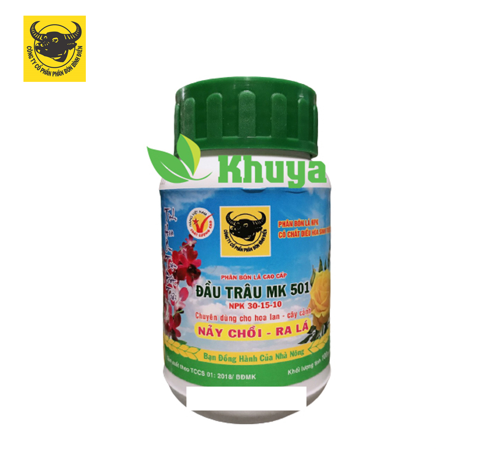 Bộ 3 hủ Phân bón lá Đầu Trâu 501 701 901 cho 3 giai đoạn