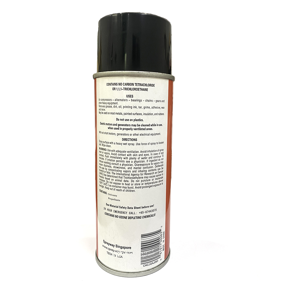 Chai xịt tẩy rửa các chất dầu mỡ, keo dán Sprayway Singapore SS63