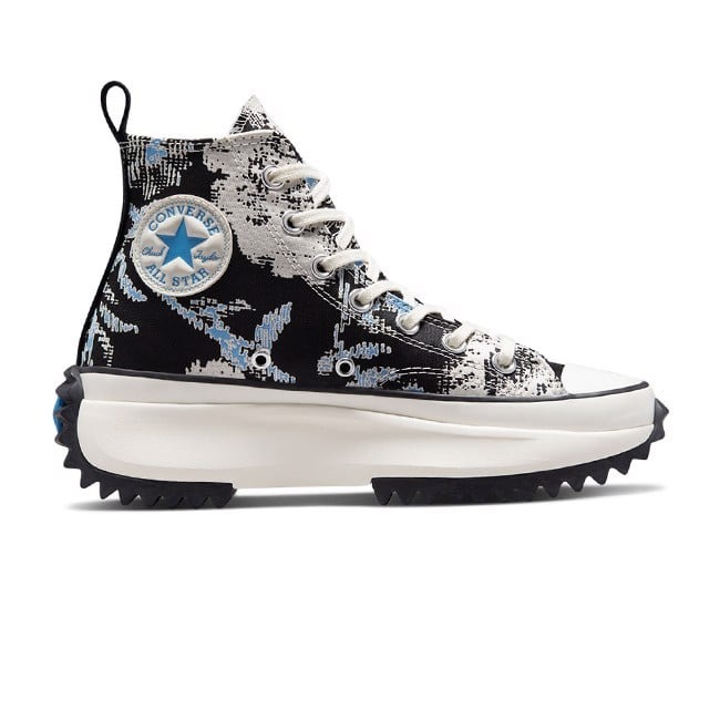 Giày Converse cổ cao độn đế Run Star Hike Hybrid Floral  - 171398V