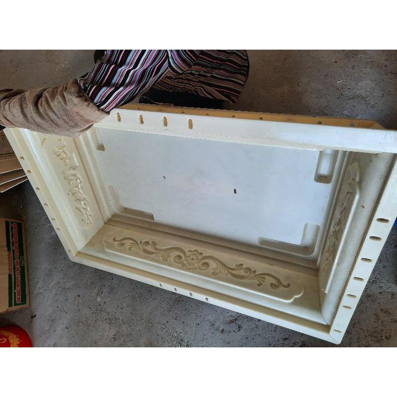 Khuôn đúc chậu chữ nhật 95x60 cao 25cm có lòng trong chất liệu nhựa abs dày dặn