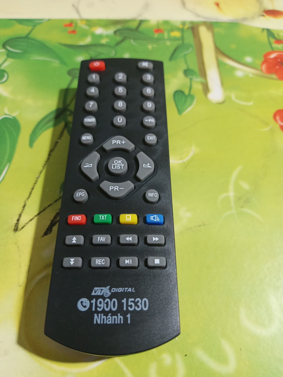 Remote Điều Khiển từ xa Đầu Thu Kỹ thuật số VTC-Nhánh 1 các loại model T201 T202 T203