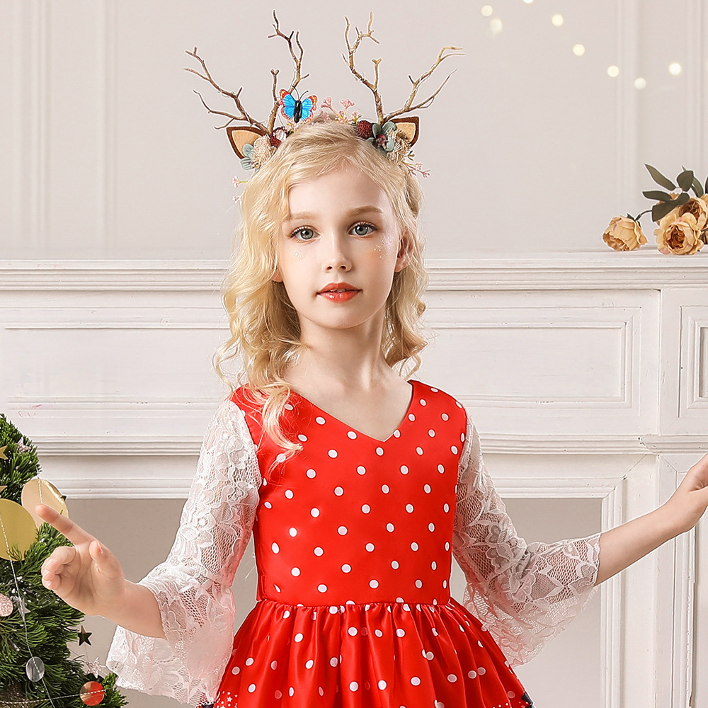 Đầm váy công chúa cho bé gái diện noel giáng sinh lễ tết năm mới