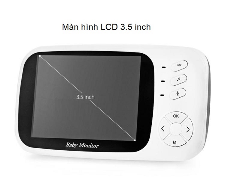 Máy Báo Tiếng Khóc Màn Hình 3.5inch XF808 Thiết Bị Tiện Ích Cho Gia Đình Có Trẻ Nhỏ