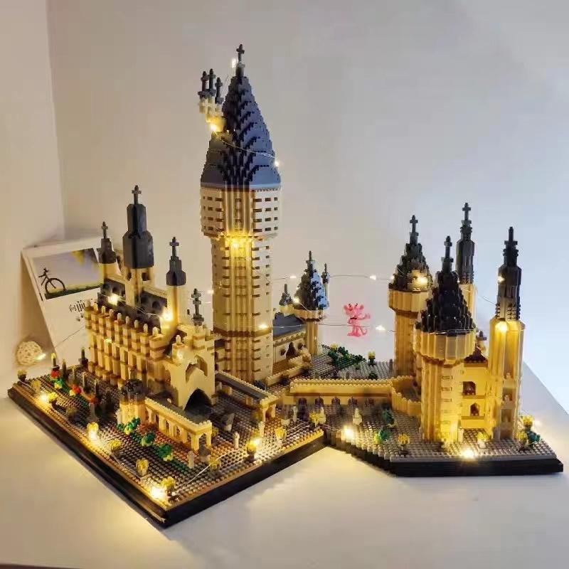 Đồ chơi Lắp ghép Mô hình Harry Potter Siêu Phẩm Học Viện Hogwartss 7750 mảnh ghép nanoblock Hogwarts Castle