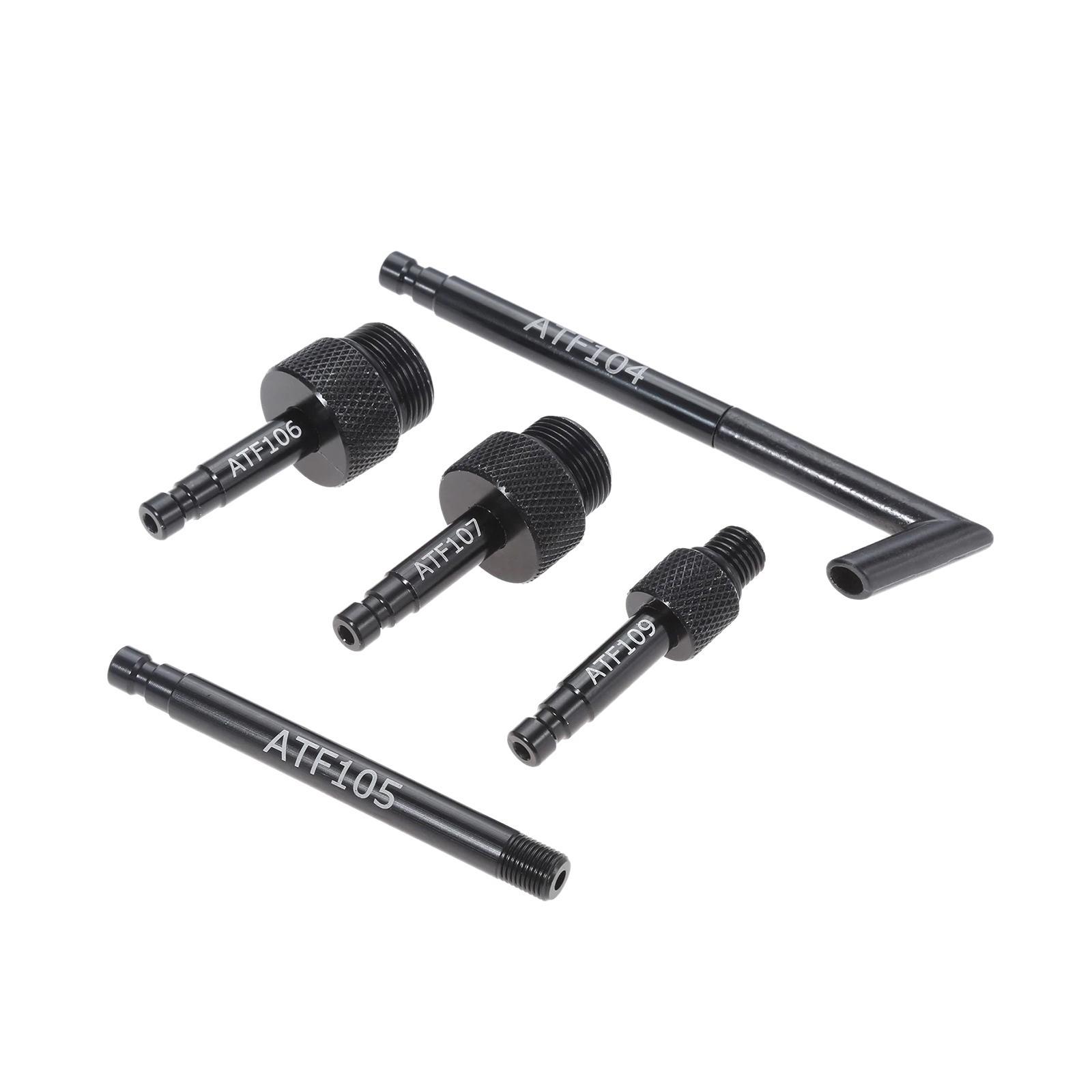 5 Pieces Automotive Transmission Fluid Oil Filling Filler Adapter Aluminum Alloy for 722.9 Dsg 01J 09G Durable