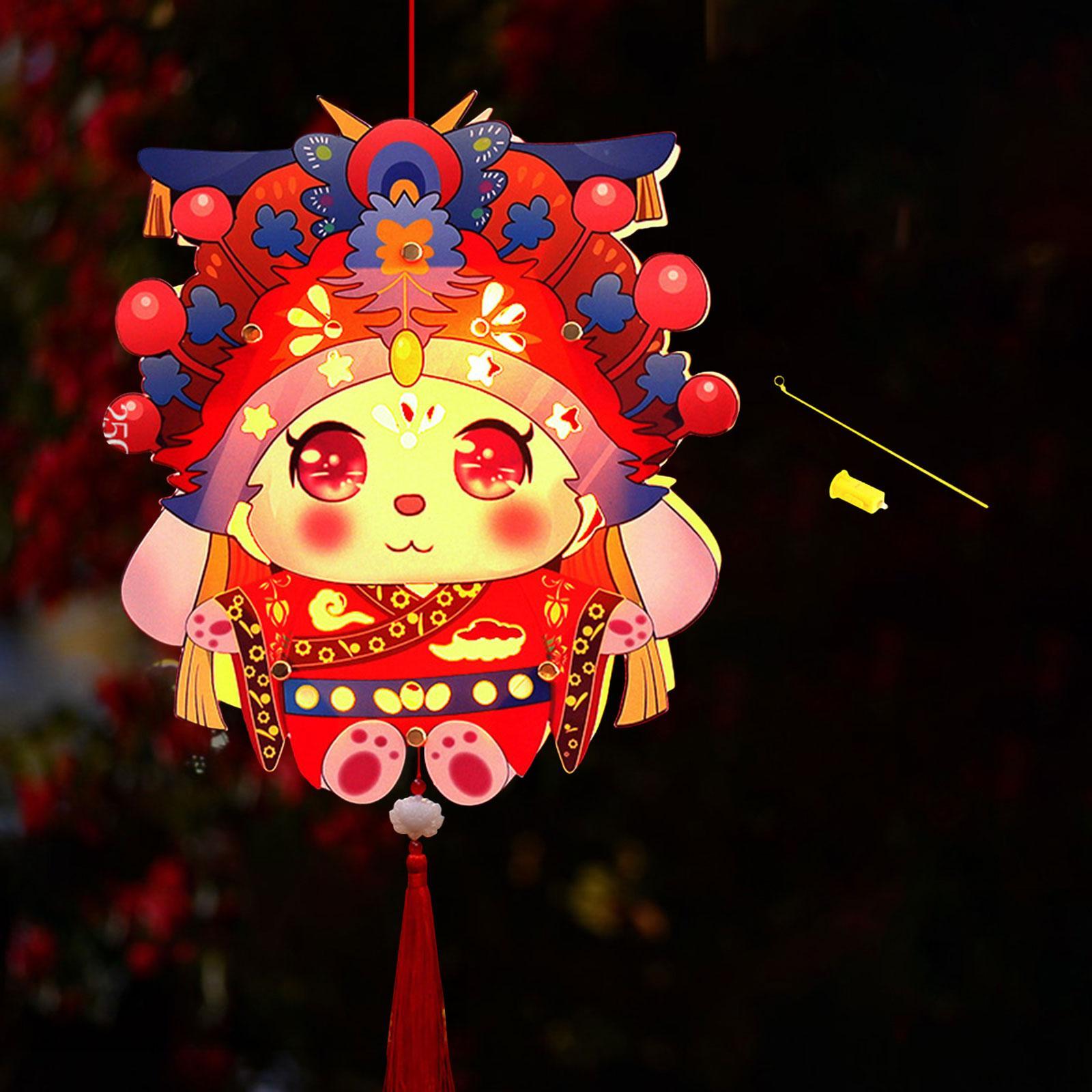 Mid Autumn Festival Lantern Making Props Handcraft for Room New Year Wedding