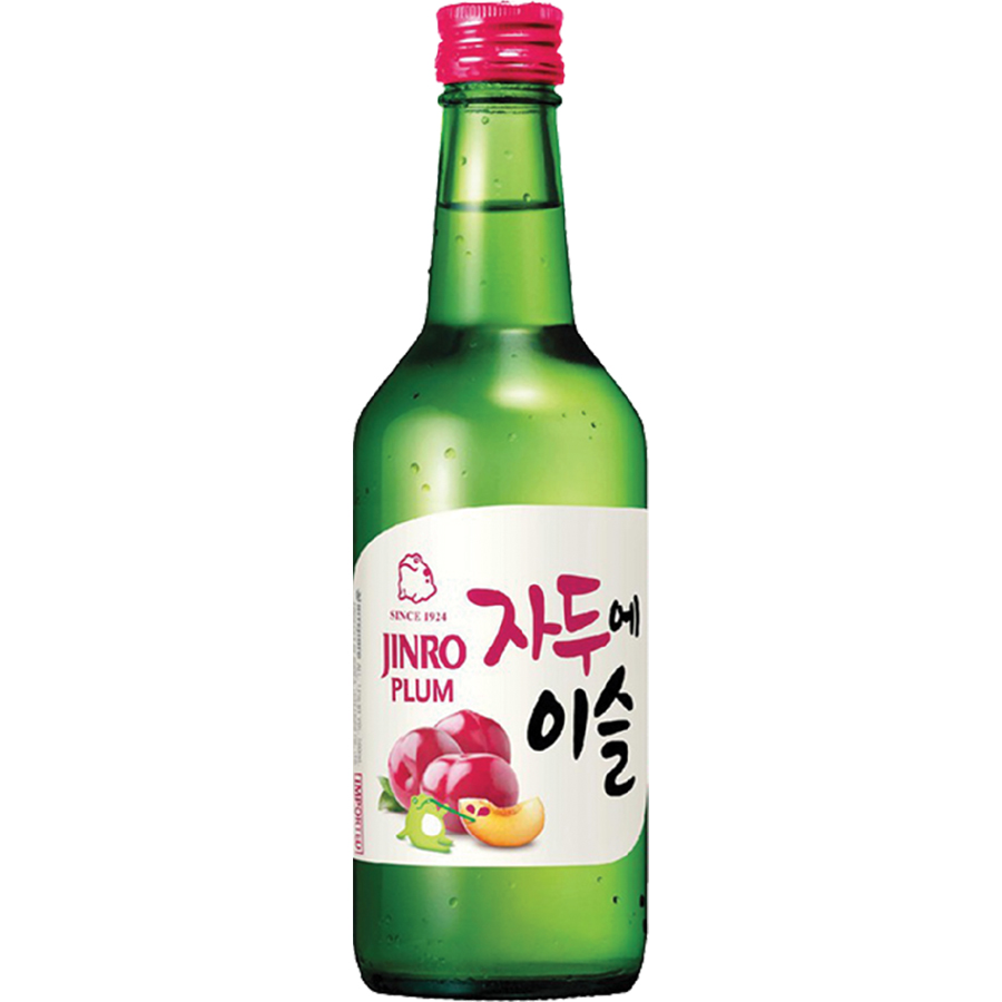 Rượu Soju Hàn Quốc Jinro Plum 13% 360ml Không Hộp