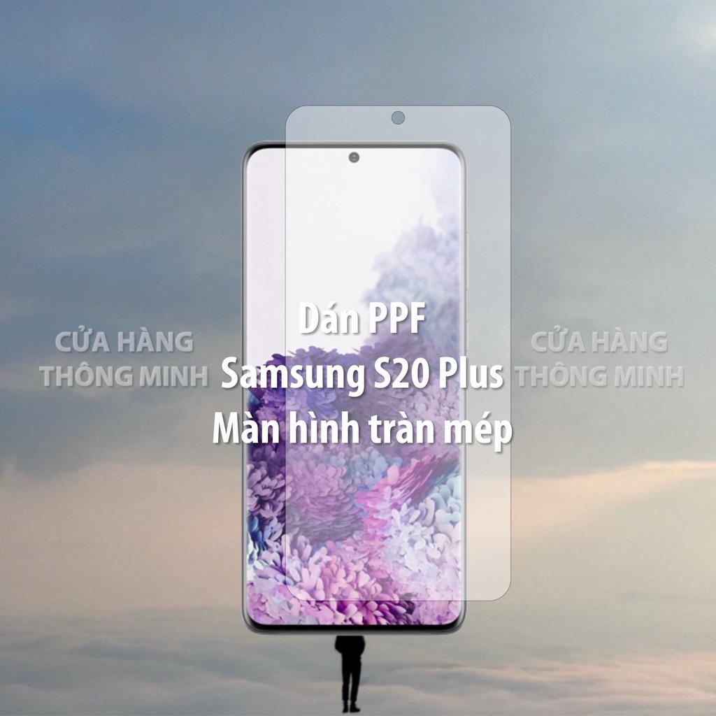 Tấm dán dành cho Samsung S20 Plus dán PPF mặt trước, dán mặt sau, dán màn hình, dán mặt lưng Full viền chuẩn