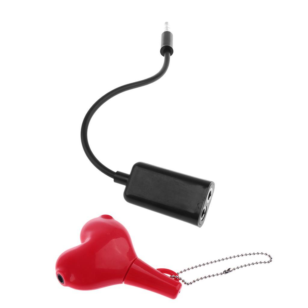 3.5mm to 2 Female Audio Splitter Cable Adapter+3.5mm Stereo Audio Splitter