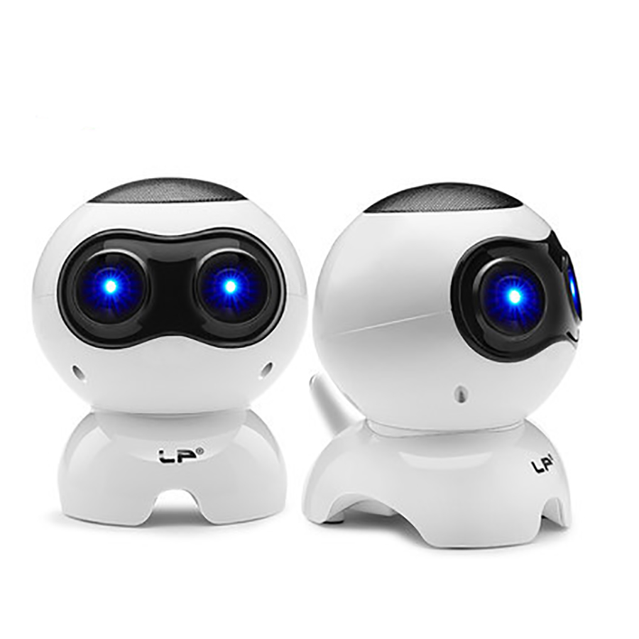 Loa Vi Tính Laptop Để Bàn Nghe Nhạc Mini Q900 Hình Robot Âm Thanh Siêu Trầm Sống Động hàng nhập khẩu