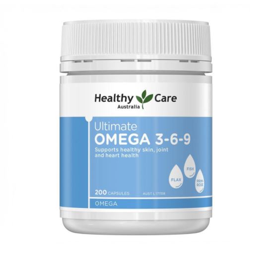 Omega 3-6-9 Úc Healthy Care Ultimate 1000mg Tạo sức khỏe cho tim, não, khớp, mắt và cải thiện da khô - Massel Official