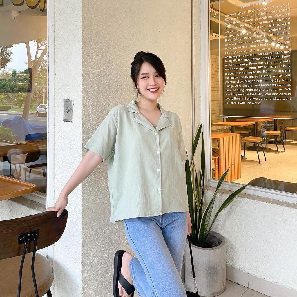 Áo sơ mi cổ vest