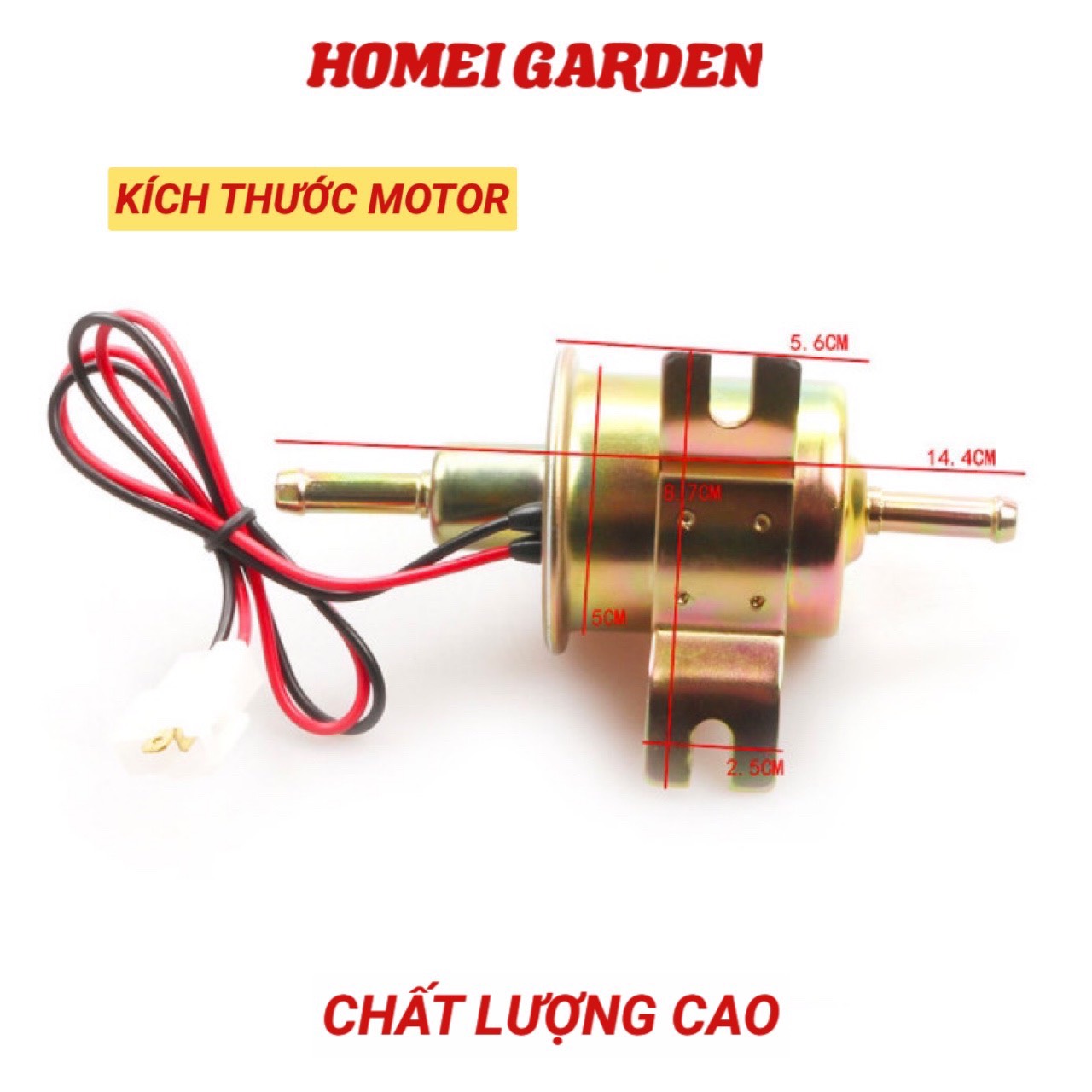 Bơm dầu diesel điện áp 24V HEP-02A bơm nhiêu liệu xăng dầu cho ô tô lưu lượng 80 - 100 lít một giờ - mã D0110