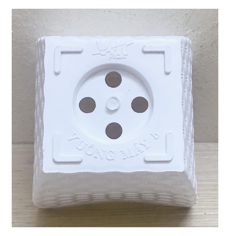 5 Chậu Nhựa Trồng Hoa Cây Cảnh Vuông Mây 5, Kích thước 12x12 cm