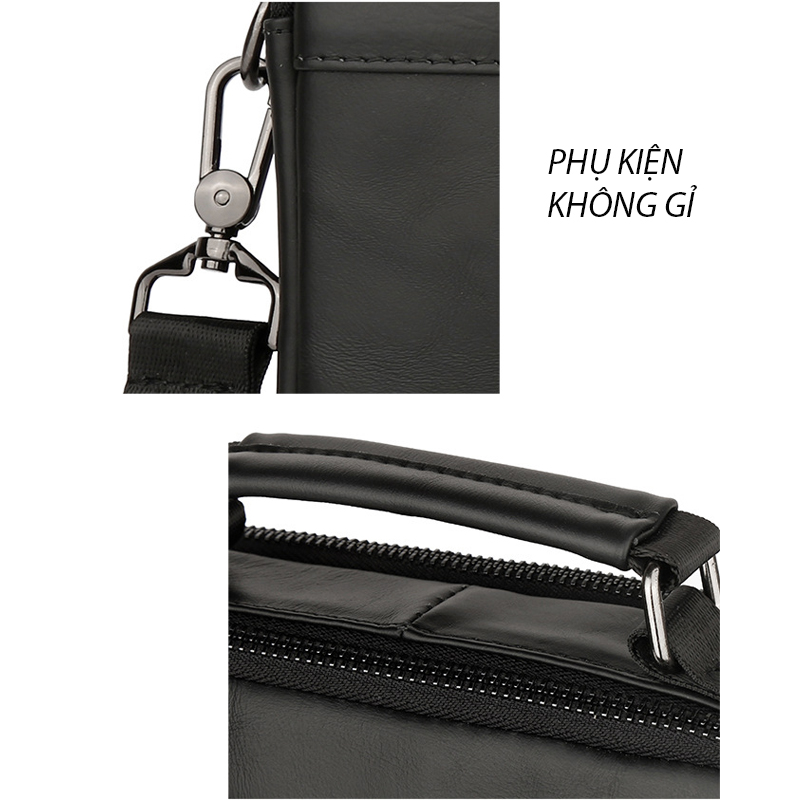 Túi đeo chéo nam DA BÒ THẬT phong cách mới - BEE GEE DCN9240