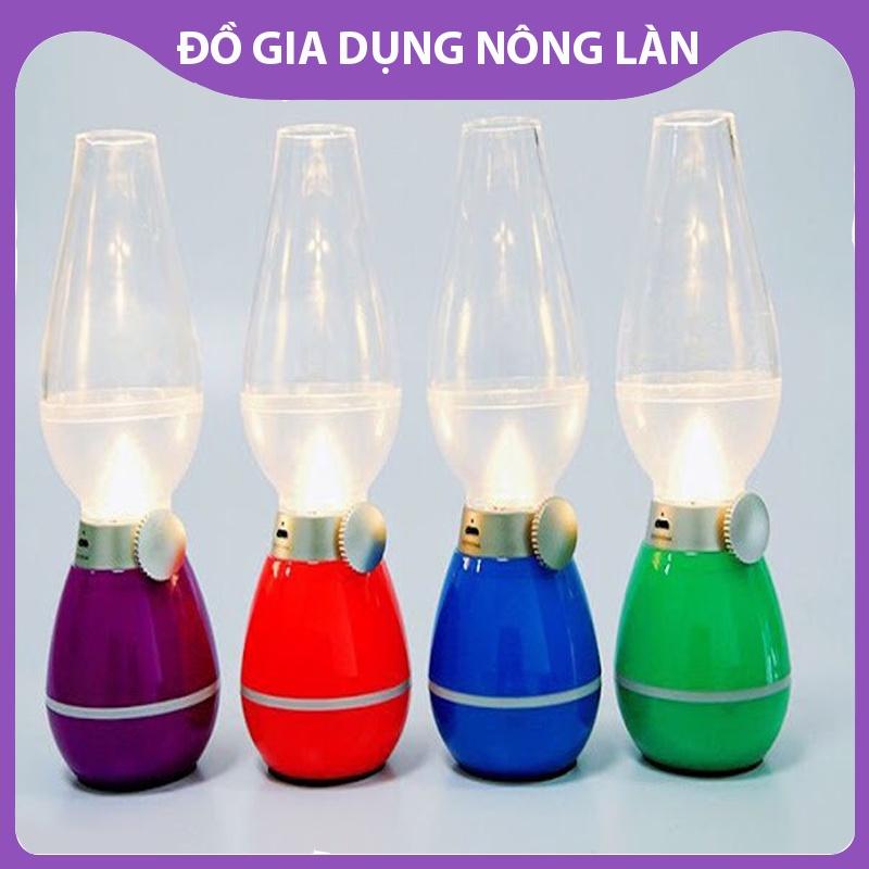 Đèn dầu cảm ứng điện tử LED thổi tắt khi bật NL Shop