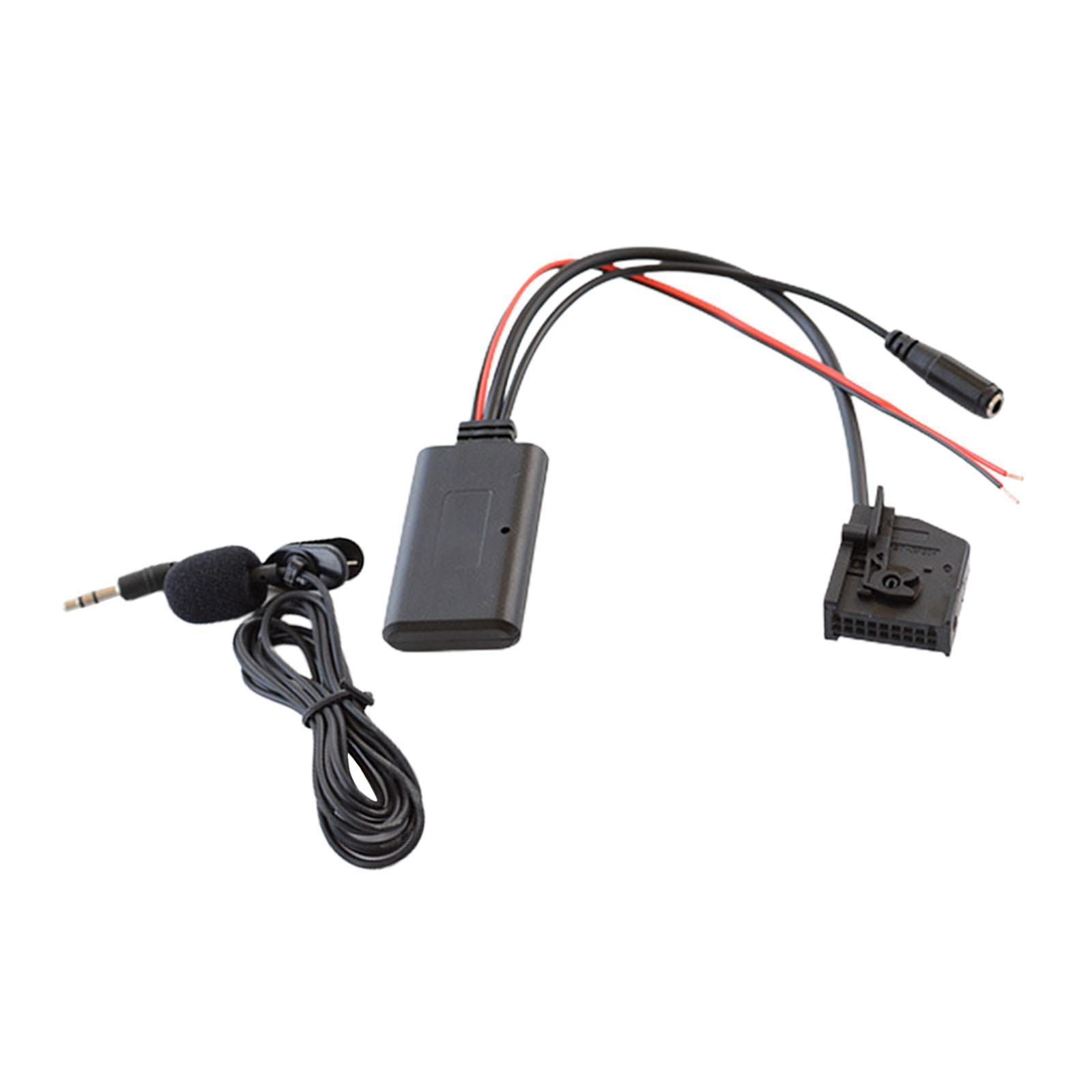 3.5mm Audio AUX in Bluetooth Microphone Cable Adapter for Comand 2.0 W461 W463