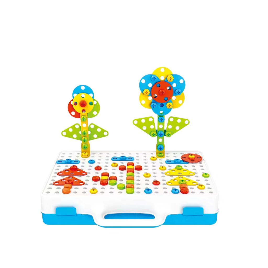Đồ Chơi Máy Khoan Creative MOSAIC cao cấp 237 chi tiết 4in1