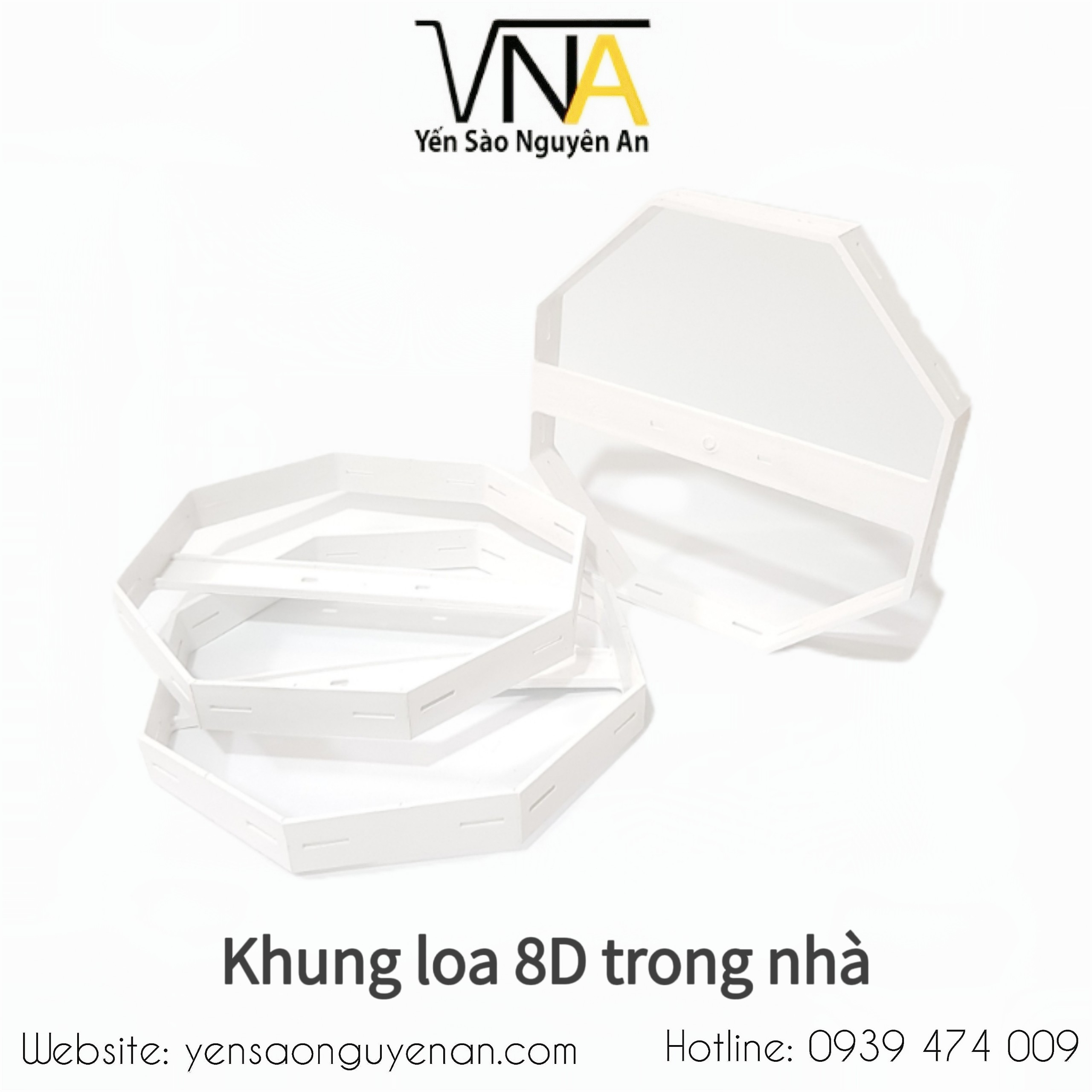 COMBO 10 KHUNG NHỰA GẮN LOA LỤC GIÁC 6D - BÁT GIÁC 8D