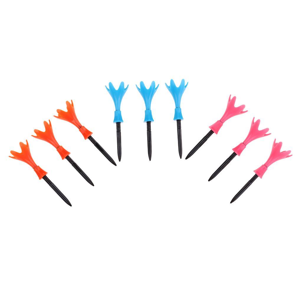 2x 3Pcs Premium  Rotatable Golf Professional Tees  Exercise Accessories