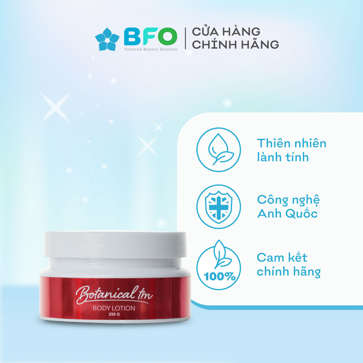 Sữa dưỡng thể trắng da Botanical B3 Tami Natural bật tone nhanh chóng 250g