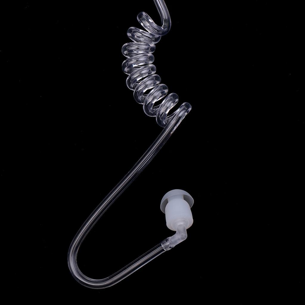 2X 2-pin Acoustic Tube Earpiece Headset for