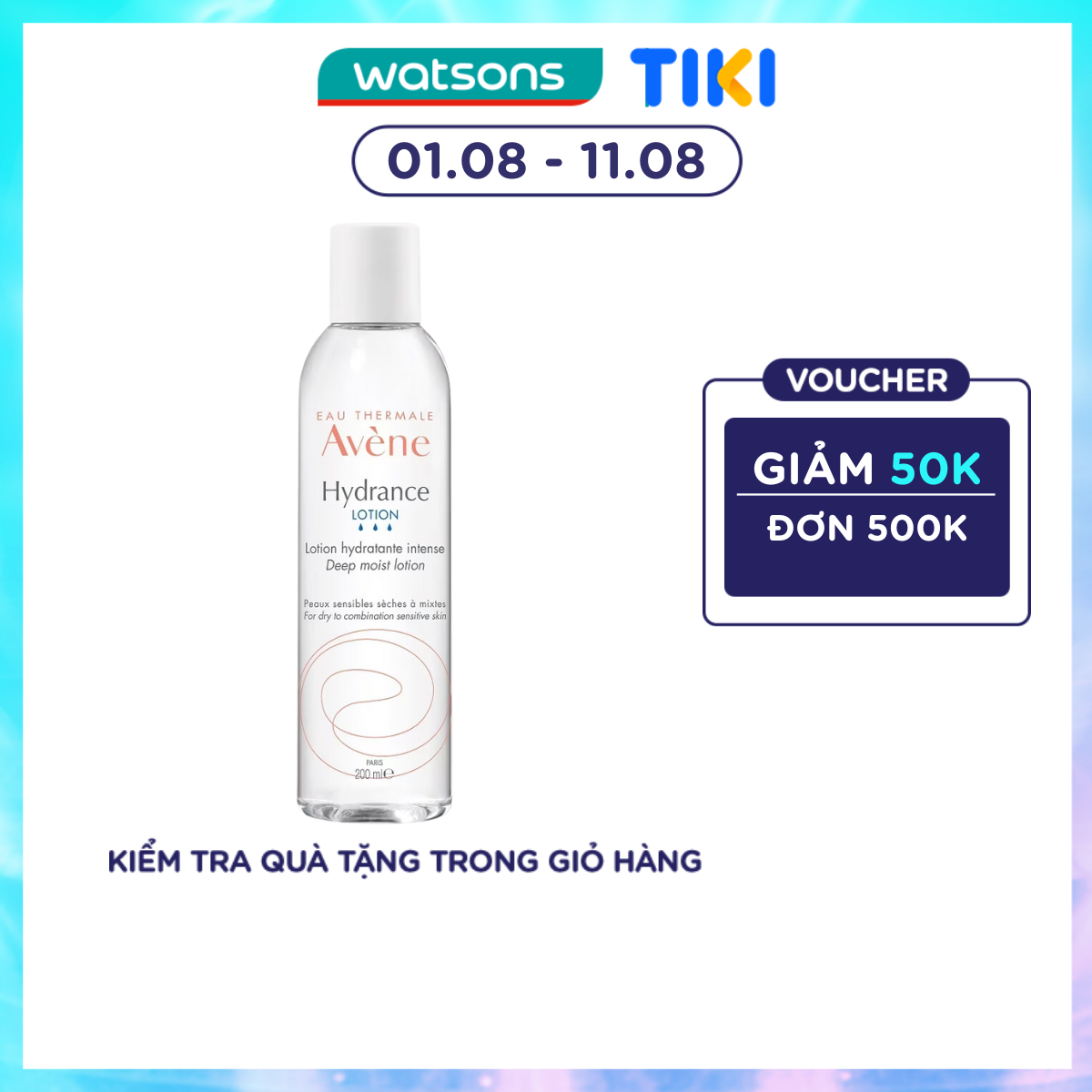 Lotion Dưỡng Ẩm Avene Hydrance Deep Moist Lotion 200ml