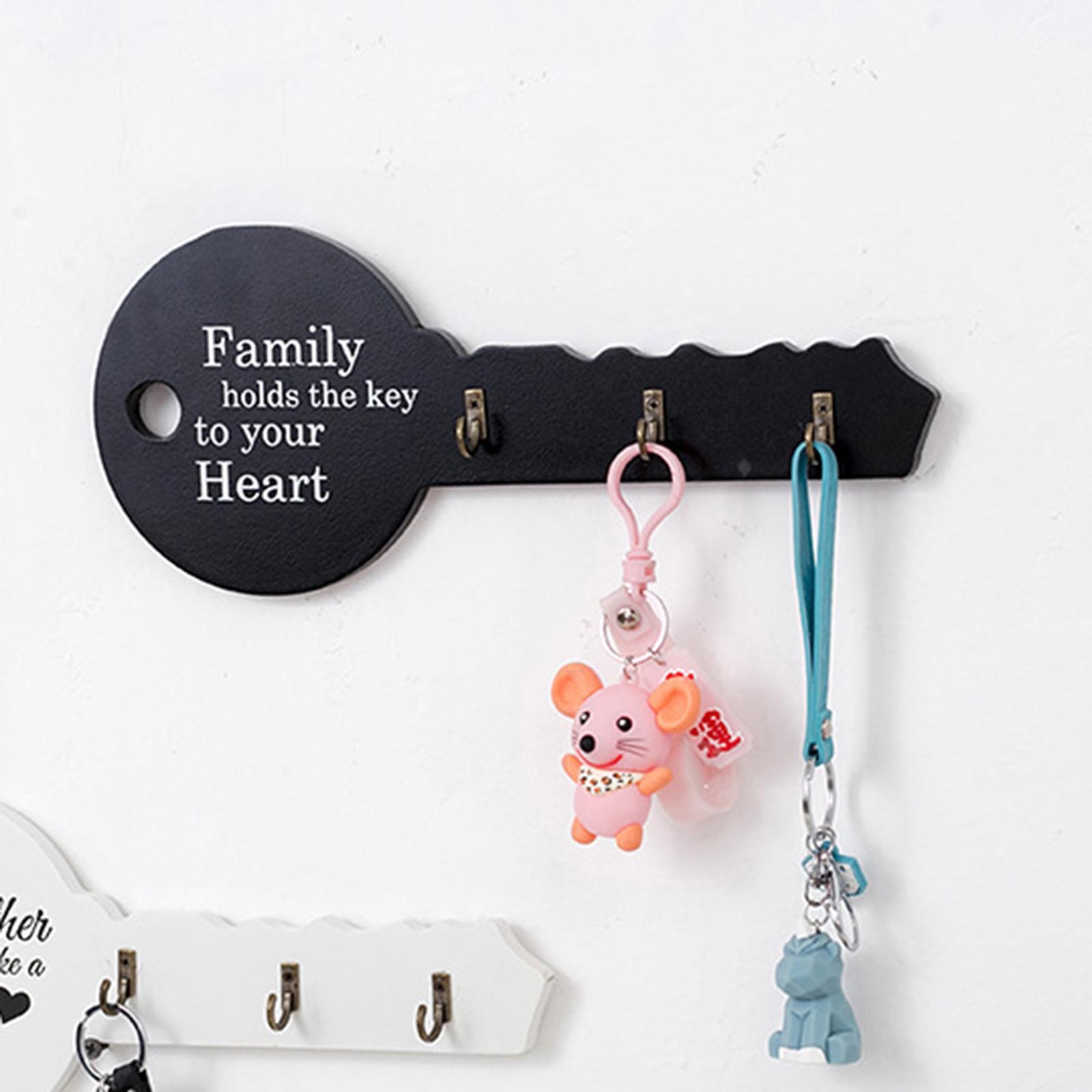 Wall Hook for Hanging Keys, Hats, Decorative Key Holder Storage Hanger Rack