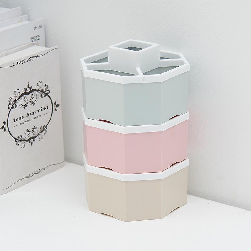 Khay đựng đồ 5 ngăn Việt Nhật 1337 - Kệ đựng đồ để bàn hình lục giác