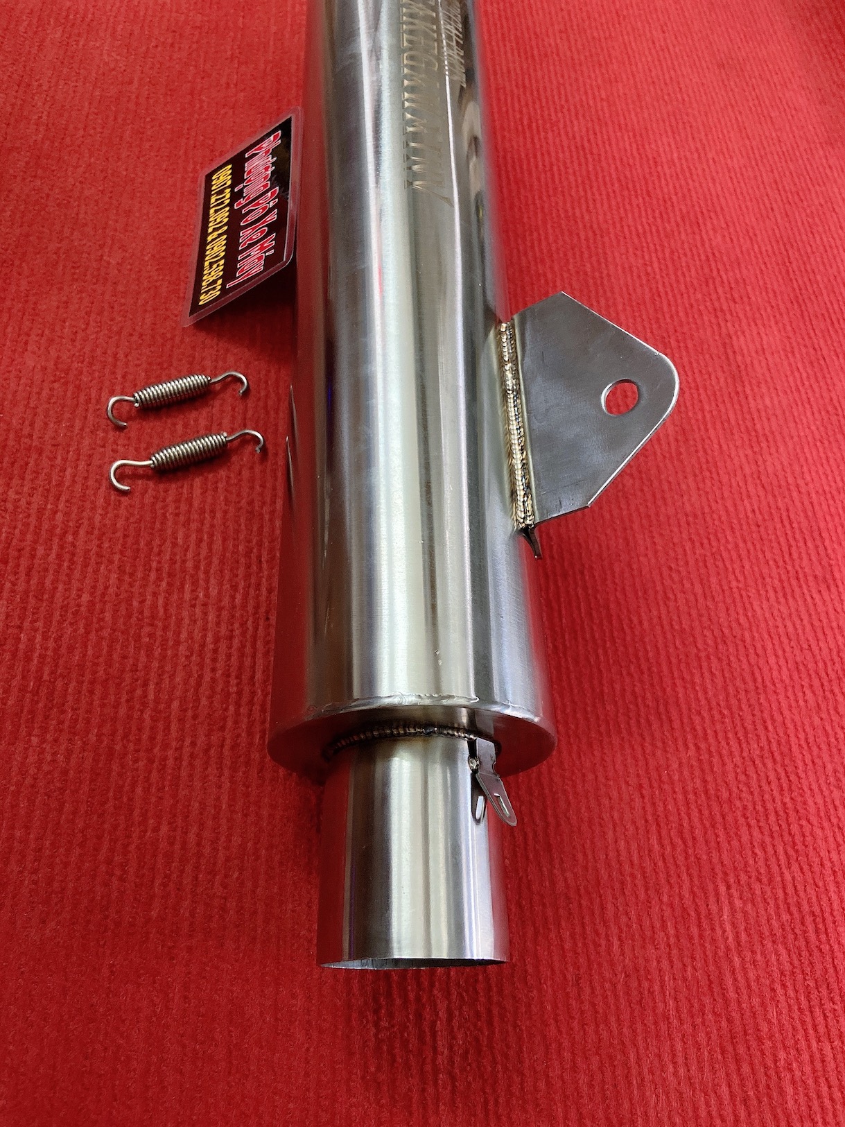 Pô lon RAIDER full INOX 304 dành cho mọi XE MÁY